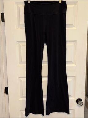 Lululemon Groove Super-High-Rise Flared Pant *Nulu Black 12 Women’s Stretch
